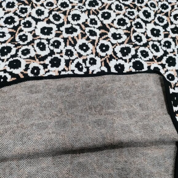 Diane Von Furstenberg Halter Tie Neck Neutral Poppy Sweater Knit Midi Dress M - Picture 7 of 14